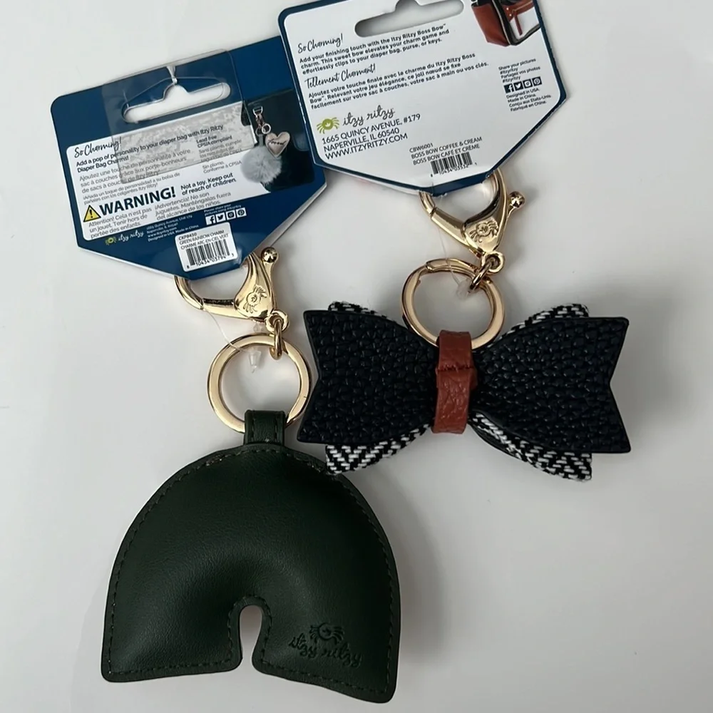 Itzy Ritzy Diaper Bag Charms Boss Bow Bundle (Set of 2) - Picture 2 of 8